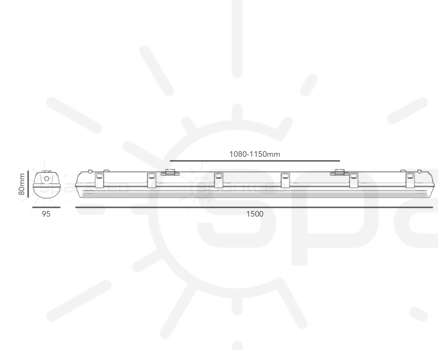 Vandal Proof LED Batten