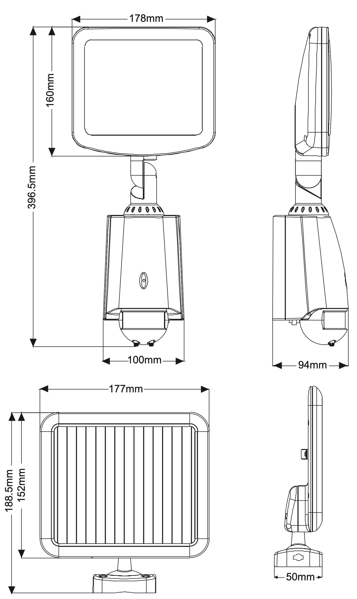 Pro Solar Floodlight