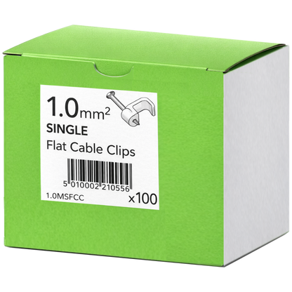 1.0mm Single Twin & Earth Clips