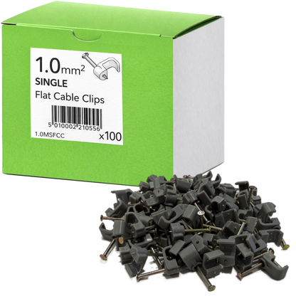 1.0mm Single Twin & Earth Clips
