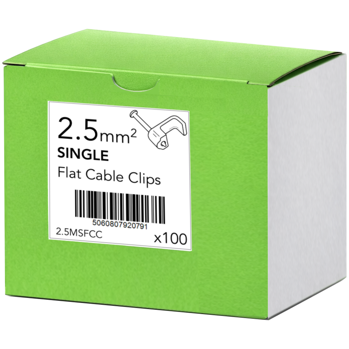2.5mm Single Twin & Earth Clips