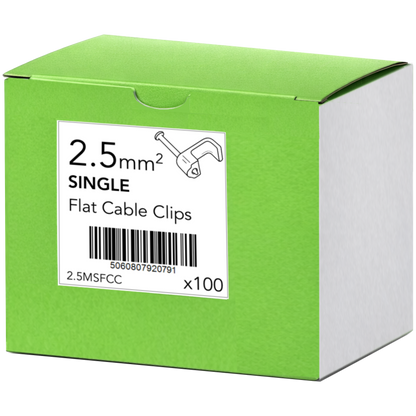 2.5mm Single Twin & Earth Clips