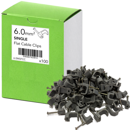 6.0mm Single Twin & Earth Clips