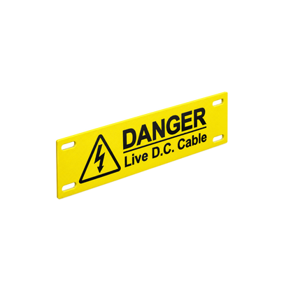 Warning DC Cable Tags (Pack of 8)